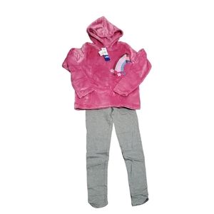 BCBG Girls 2 Piece Plush Hoodie and Leggings